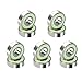 Zeayebsr 608ZZ Rodamientos de bolas,10 pcs de rodamientos de bolas en miniatura de calidad,rodamiento de acero con velocidad más rápida para patineta de ruedas Longboard Waveboard,8*22*7 mm（amarillo）