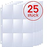 Hochwertiges Material: Fest und haltbar, Sehr stabile und transparente Folien ohne PVC - säurefreies Polypropylen, die Karten lassen sich einfach einschieben Leere Sammelmappe und sind vor Verstauben und Umknicken geschützt