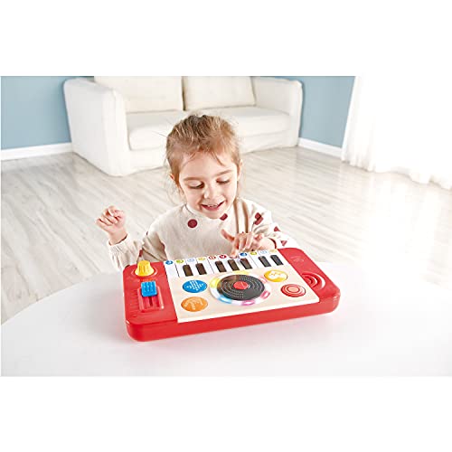 Musical Toy, Hape Mix & Spin Portable DJ Studio With Lights, 4 Instrument Sounds And 18 Fun Sound Effects. 12 Months + - Image 4