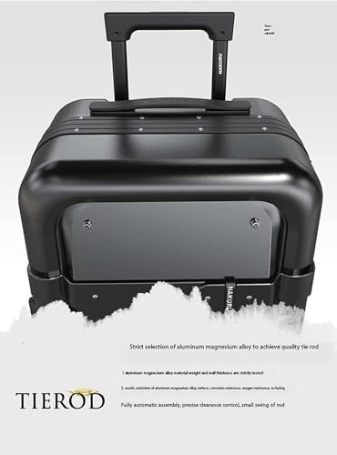 Durable Expandable Travel Suitcase with Universal Wheels - Cabin Luggage Carry-On Trolley Case(C,20 in)3