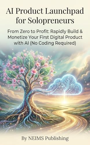 AI Product Launchpad for Solopreneurs : From Zero to Profit: Rapidly Build & Monetize Your First Digital Product with AI (No Coding Required) (Internet Marketing Book 2)