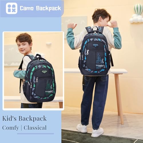 camo boys backpacks for middle school elementary camouflage school bags bookbags for teens boys