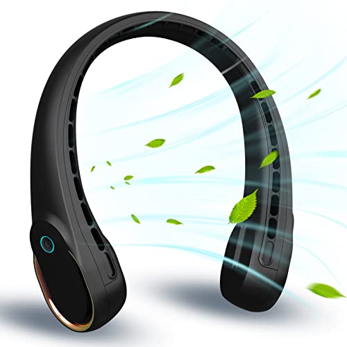 Kidee Neck Fan, Portable Bladeless Neck Fans, Personal Rechargeable Fan For Men Women, 4000Mah Usb Wearable Neck Fan, Upgraded Cooling Air Volume #TOP6