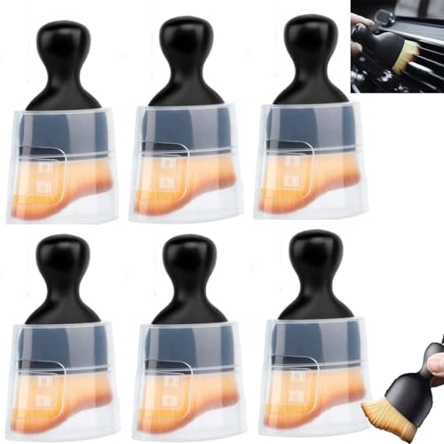 6Pcs Car Interior Cleaning Soft Brushes