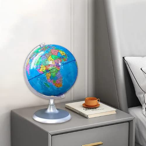 Cyho Illuminated World Globe - Usb 2 In 1 Led Desktop World Globe, Interactive Earth Globe With World Map And Constellation View Fit For Kids Adults, Ideal Educational Geographic Learning Toy #TOP7