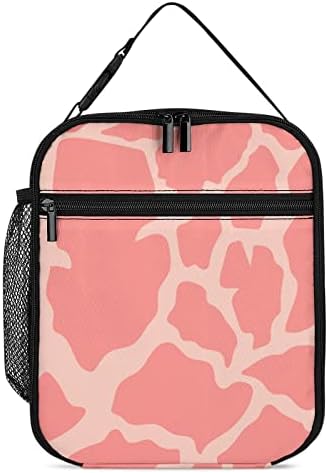 TIMAILOR Cow Print Lunch Bag,Cow Cute Lunch Bags for Women,Insulated Lunch Bag for Women,Lunch Tote Bag,Resuable Lunch Box,MBW503