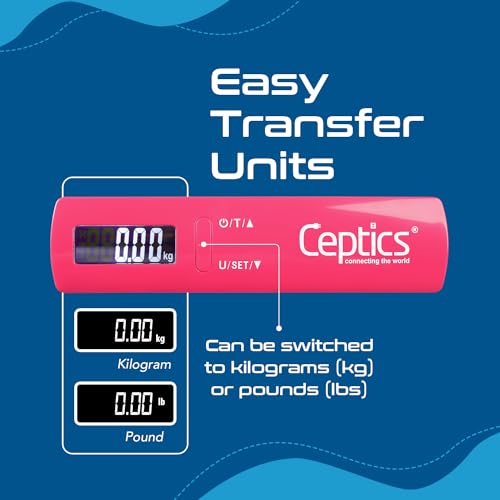 Ceptics Store Ceptics weight machine for luggage weighing scale, - Image 6
