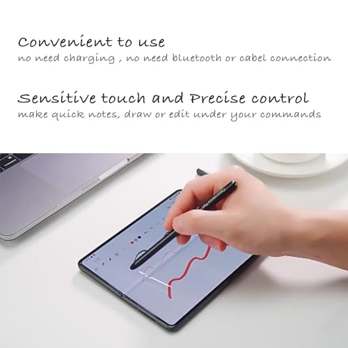S Pen for Galaxy Z Fold 4, Fold 3, Fold 2, Maezar Capacitive Stylus Touch Pen S Pen Fold Edition for Samsung Galaxy Z Fold 4/3/2-Black - Thumbnail 5