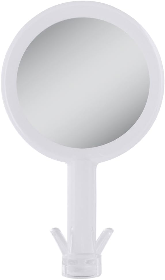 Zadro Acrylic Hand Mirror with 1X - 5X Magnification, Acrylic Finish, 7 Inch