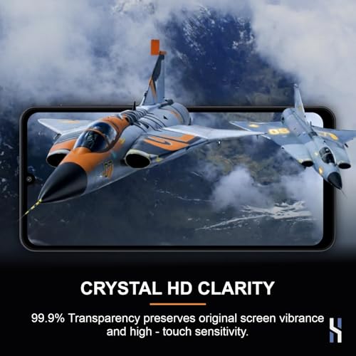 Image of Tempered Glass for Samsung Galaxy M17E | F70E | M07 | A07 | F07 (6.7 Inch) Military Grade 9H Screen Guard, Anti-Scratch, Shatterproof, Edge-to-Edge Full Coverage - Black Border