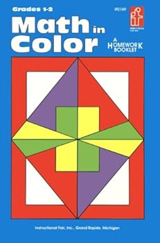 Paperback Homework-Math in Color Grade 1-2 Book