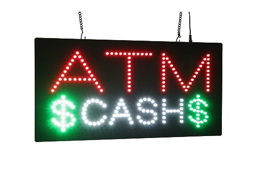 Panneau de caisse ATM de 48,3 cm pour signaler clairement votre point de retrait