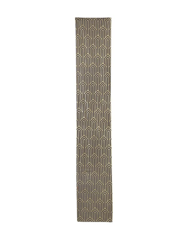 Image of Blanc 9 Contemporary Braided 4 /6 Seater Home & Kitchen Pure Cotton Table Runner|(33x182) cm