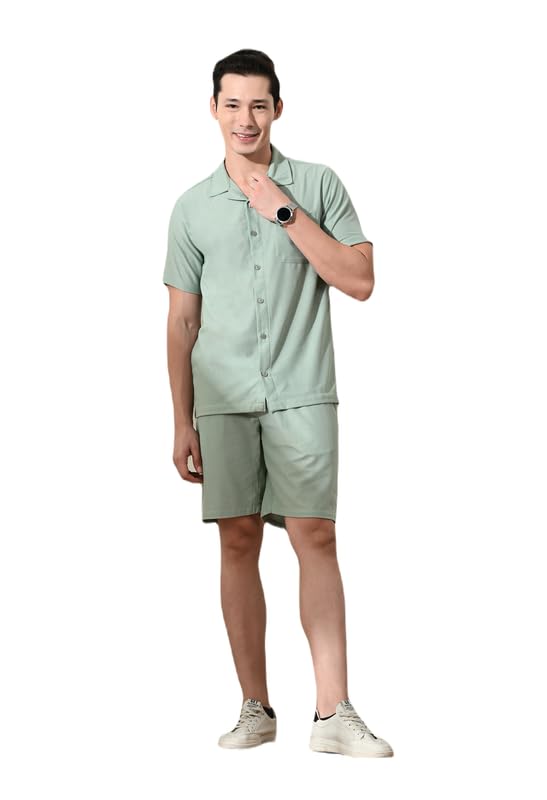 starfox Men's Self Textured Co-Ord Set-picture-7