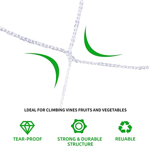 Skinnybunny 5X60Ft Trellis Netting, Durable Garden Grow Netting, Heavy-Duty Nylon String Net thumb #2