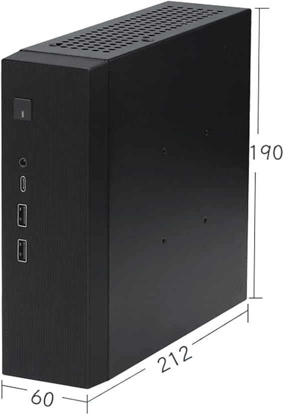 1Pcs M09 HTPC Host Mini ITX Computer Chassis DC Power Supply Industrial Control Chassis Home Desktop Computer Case