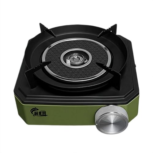 Estufa de propano para camping, estufa portátil de tipo dividido, quemador infrarrojo resistente al viento de 10000 W, soporte de 60 kg con encendido giratorio para RV, portón trasero, parrilla en el