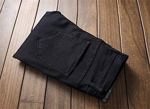 Pantalones ajustados para hombre estilo clásico en mezclilla miniatura 6