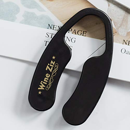 Wine Ziz Black Screw-Pull Lever Corkscrew Wine Bottle Opener Set With Bonus Foil Cutter Tool And Extra Spare Corkscrew Spiral, Heavy-Duty Metal Manual Cork Screw, Best Wine Gift Kit (Silver) #TOP7