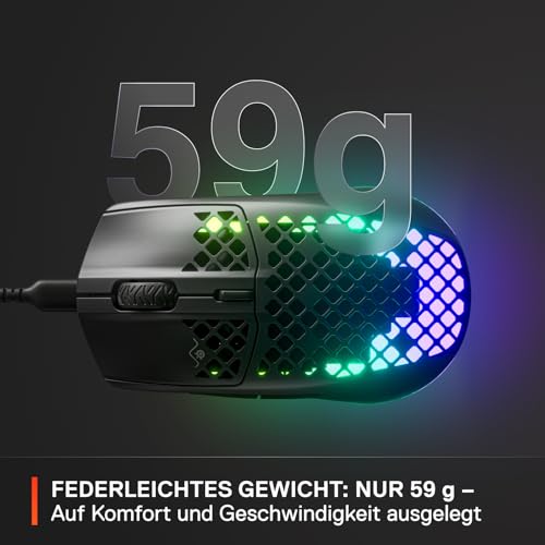 SteelSeries Aerox 3 RGB Gaming-Maus im Vergleich