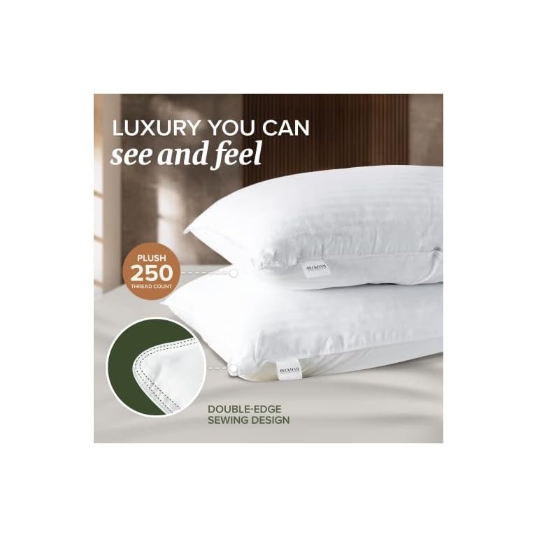 Beckham Hotel Collection Bed Pillows Standard / Queen Size Set of 2