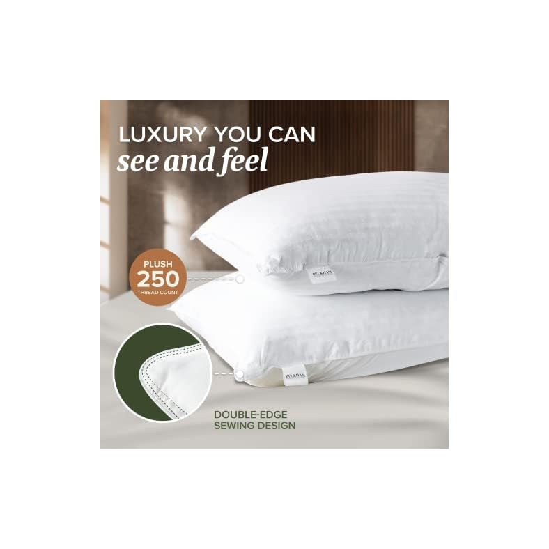 Beckham Hotel Collection Bed Pillows Standard / Queen Size Set of 2