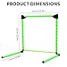 GOKKYOA 3 Pack Adjustable Height Hurdles Training Equipment,Hurdles Track and Field Equipment Agility Speed Training Equipment,Indoor & Outdoor Jumping Speed Hurdles for Athletes