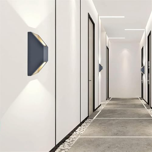 Applique murale extérieure moderne avec éclairage LED double tête - 3