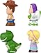 Fisher-Price Little People Toddler Toys Disney Pixar Toy Story Figure Pack with 4 Characters for Pretend Play Kids Ages 18+ Months