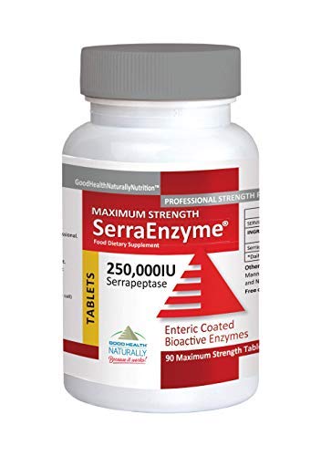 SerraEnzyme Serrapeptase 250,000IU 90 Tablets