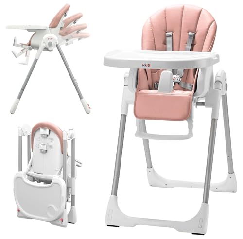 10 Best High Chair for Feeding Therapy: Top Adjustable and Easy-Clean Picks 11 KĂśB 3-in-1 Foldable Baby High Chair | 7 Height & 4 Recline Adjustable | Removable Seat & Tray for Easy Clean | 2 Locking Wheels | Multifunctional Infant High chairs for Babies and Toddlers Girl (Pink)
