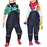 ✿Jungen Mädchen Kinder Niedlich Latzhose Regenlatzhose