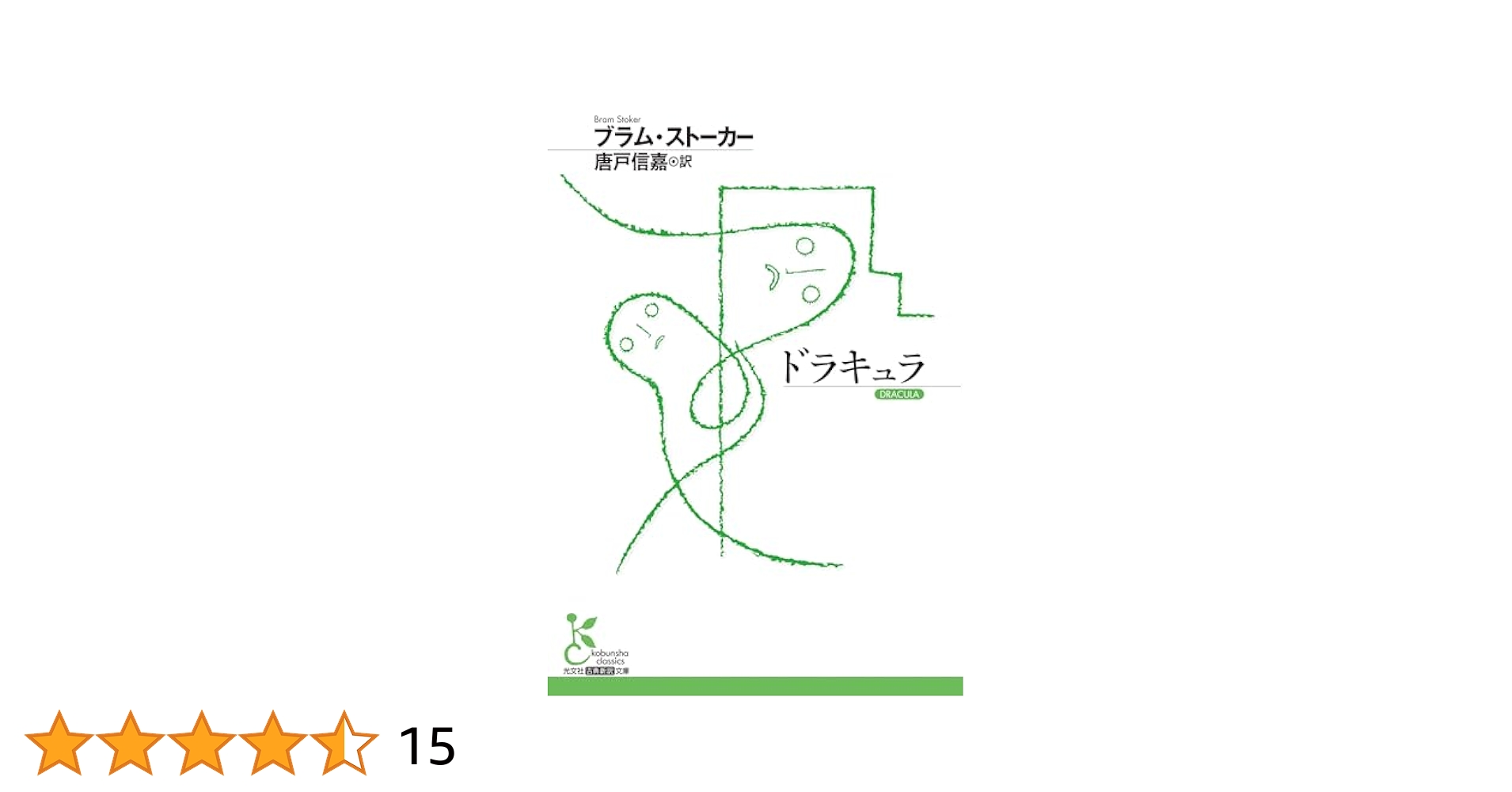 No.437『ブラム・ストーカー　ドラキュラの客』英語版原著＆翻訳本セット No.437『ブラム・ストーカー ドラキュラの客』英語版原著＆翻訳