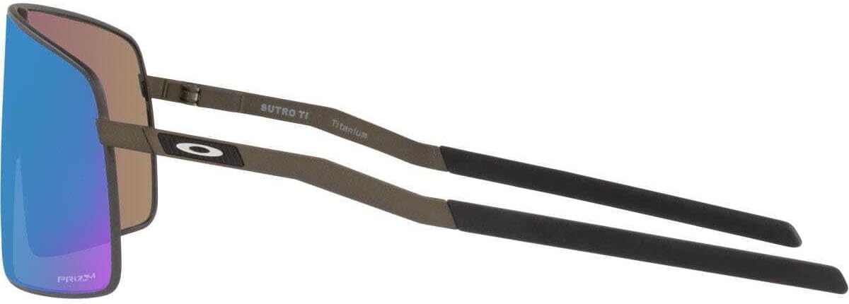 Oakley Sutro Titanium Sunglasses Satin Lead with Prizm Sapphire Iridium + Hard Case