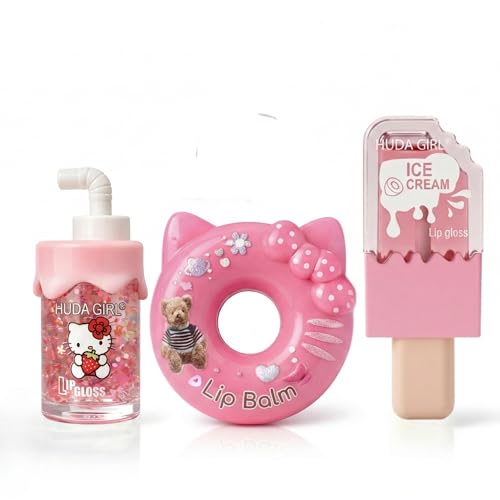 Image of Lip Gloss Combo for Girls, Ice Cream Tint | Juice LipGloss, Moisturizing Lip Balm for Dry, Perfect Glossy Finish, Everyday Glam, Gifting