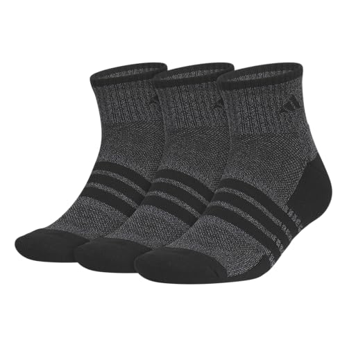 adidas Mens Cushioned X Socks (3 Pairs) Multiple Heights, Durable & Comfortable