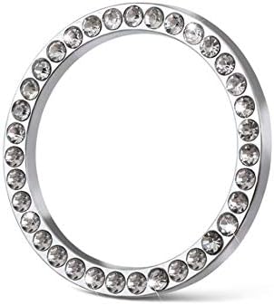 1Pcs Crystal Rhinestone Ring for Car Decor, Auto Engine Start Stop Decoration Crystal Interior Ring Decal for Chevrolet Equinox GMC Terrain GMC Acadia Buick Enclave Chevy Traverse, etc
