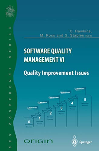 Software Quality Management VI: Quality Improvement Issues view 2