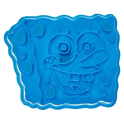 Cuticuter Bob Esponja Cortador de Galletas, Azul, 8x7x1.5 cm