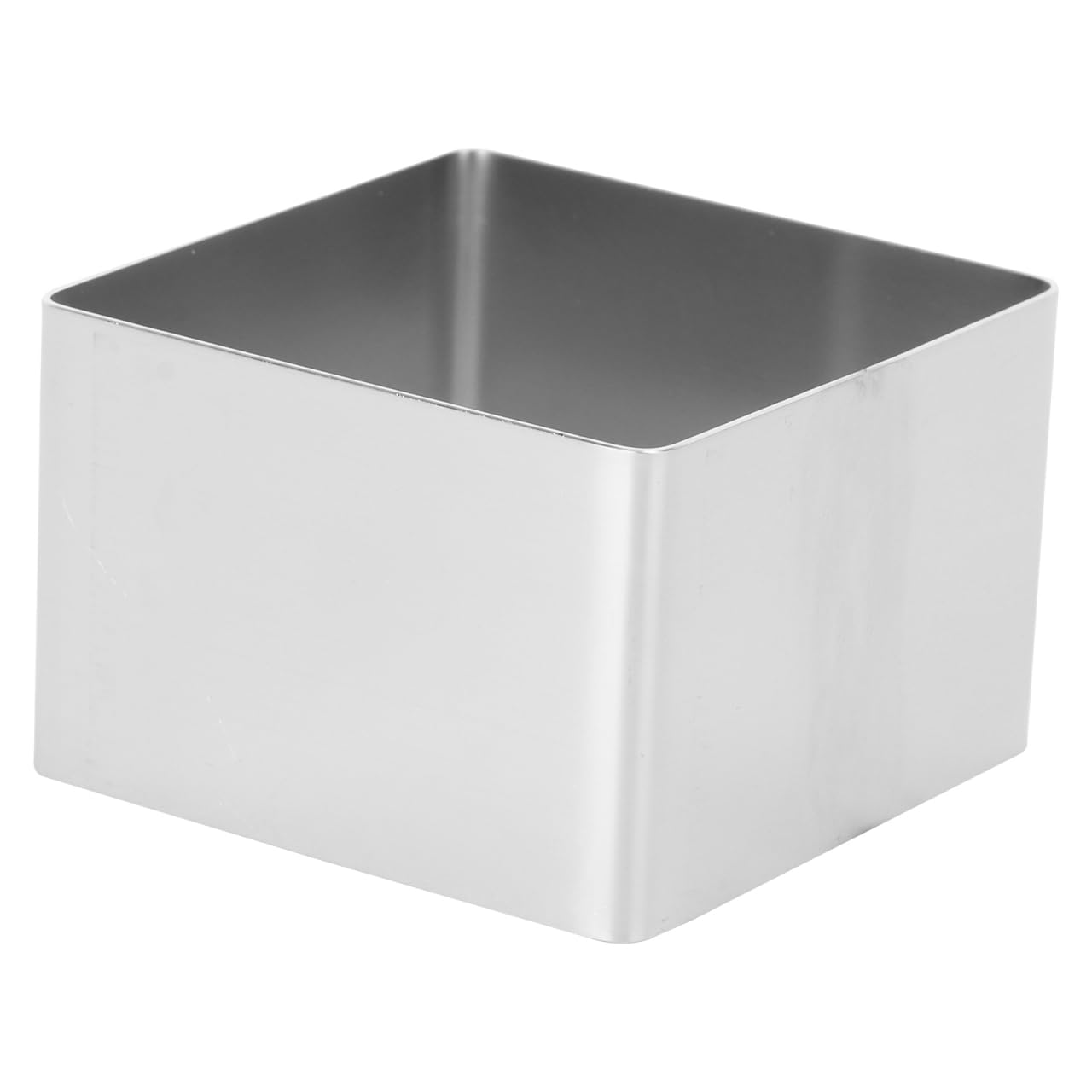 Moule à mousse carré IMIKEYA en acier inoxydable de 10 cm pour gâteaux et pâtisseries