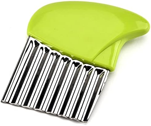 Crinkle Cutter Stainless Steel Potato Carrot Chip Vegetable Crinkle Wavy Chopper Cutter French Fry Slicer