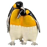 Nishiyuenyi Joyero Decorativo con Forma de Pingüino para Mujeres Y Niñas. Soporte Portátil para Anillos.