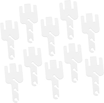 10Pcs Knitting Machine Yarn Tensioner Adapter Kit Compatible with Addi Express King Size Knitting Machine, Detachable Tension Rod Accessories for Yarn Management and Tension