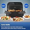 Philips Dual Basket Airfryer Serie 1000-7,1 l de capacidad, tecnología RapidAir, 10 funciones en 1, 90% menos de grasa, diseño compacto, aplicación de recetas HomeID (NA154/00) #3