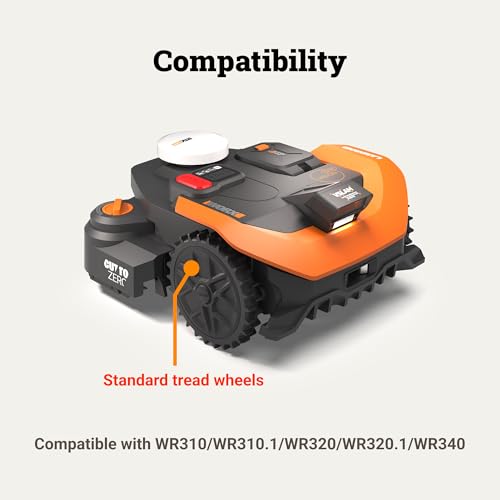 Image of Robotic Lawn Mower Standard Wheels, Universal Standard Duty Wheels for Vision Cloud