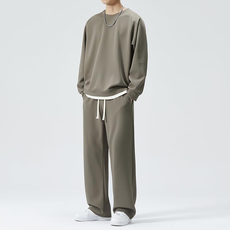 ジャージ メンズ 上下セット スウェット ビッグシルエット トレーナー 秋冬服 大きいサイズ ゆったり 部屋着