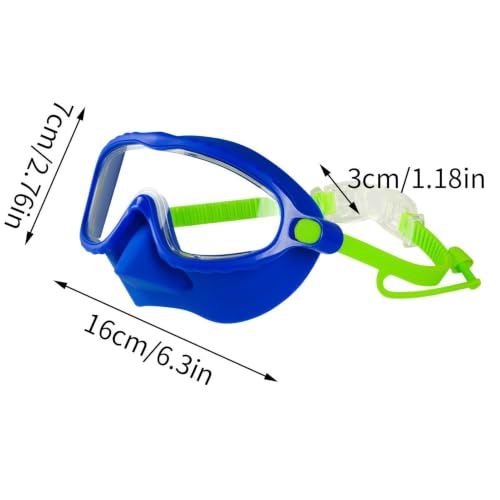 Gafas de buceo infantiles con cubierta nasal y lente antiastillamiento para niños 5
