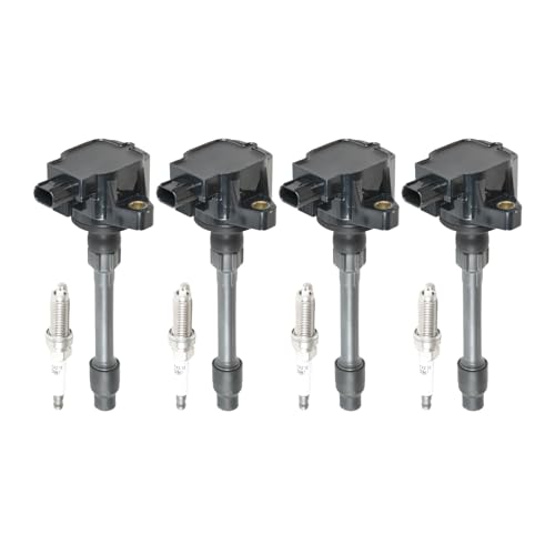 Autodevil 4Set Ignition Coil Pack Iridium Spark Plugs for 2017-2020 Civic
