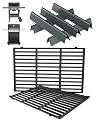 WEBROIL Grill Grates & 15.3" Flavorizer Bars for Weber Spirit I/II 300 Series, for Weber Spirit S-310,E-310,S-320,E-320,SP-330,SP-320,S-330,SP-310 Grills with Front Control Knobs,for Weber 7638 7636