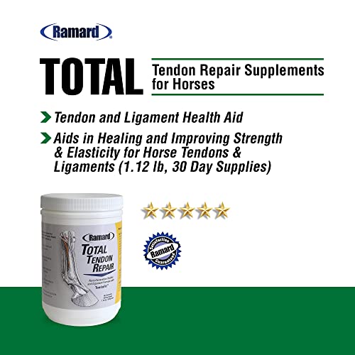 Ramard Total Prebiotic And Probiotic Equine Formula & Total Tendon Repair — Advanced Digestive Health Supplement For Foals And Adult Horses— Probiotics For A Healthy Gut — Ligament, Tendon Supplements #TOP6